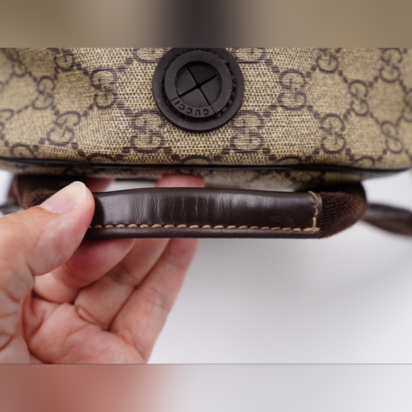 ❌️❌️SOLD ❌️❌️AV40❤️ GUCCI GG Plus Monogram Interlocking G Backpack - Picture 10 of 14